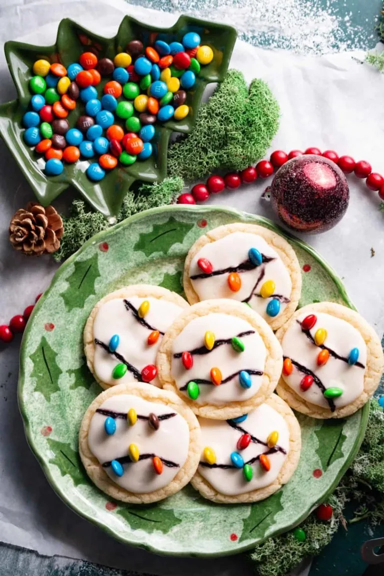 christmas lights cookies