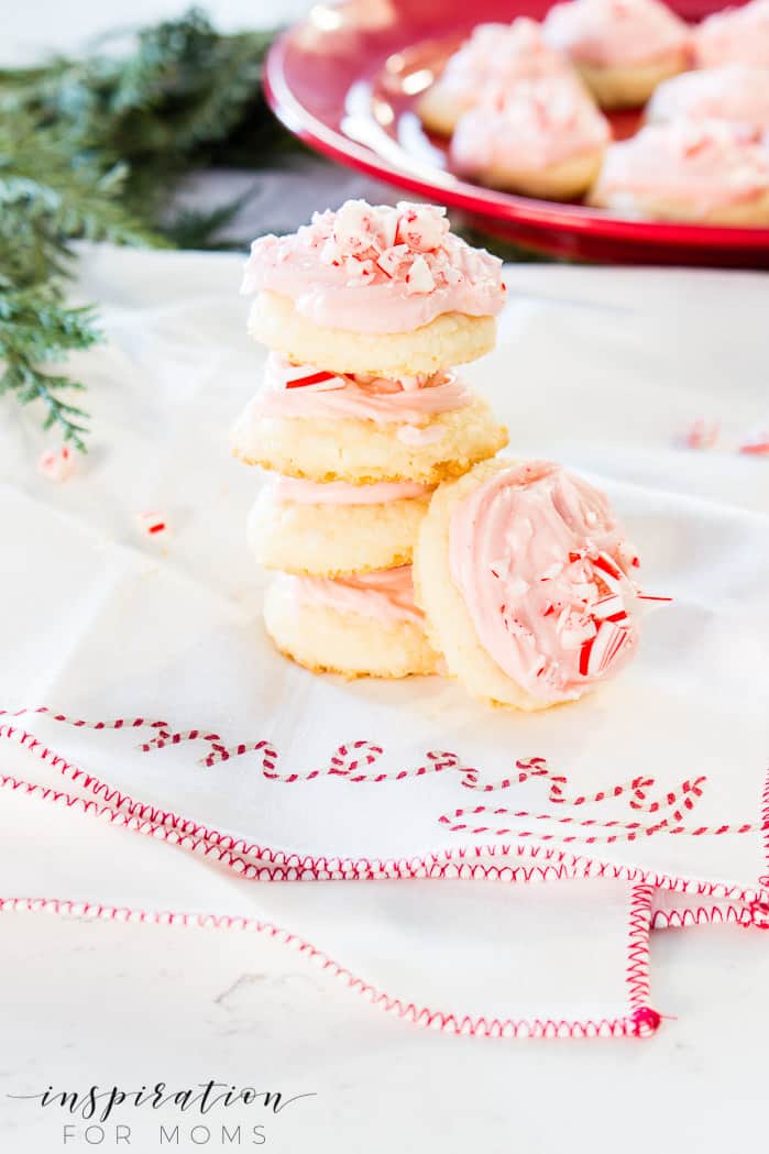 peppermint meltaway cookies