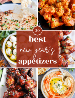 New years appetizers pinterest image