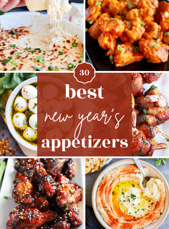 New years appetizers pinterest image