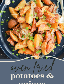 oven fried potatoes and onions pinterest photo