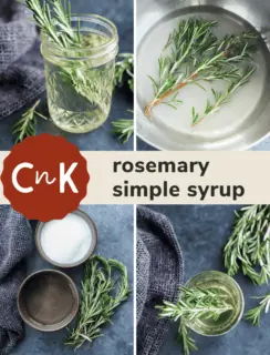 rosemary simple syrup pinterest picture