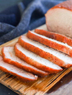 picture of slices of meat with dry rub