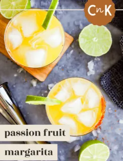 passion fruit margarita recipe Pinterest photo