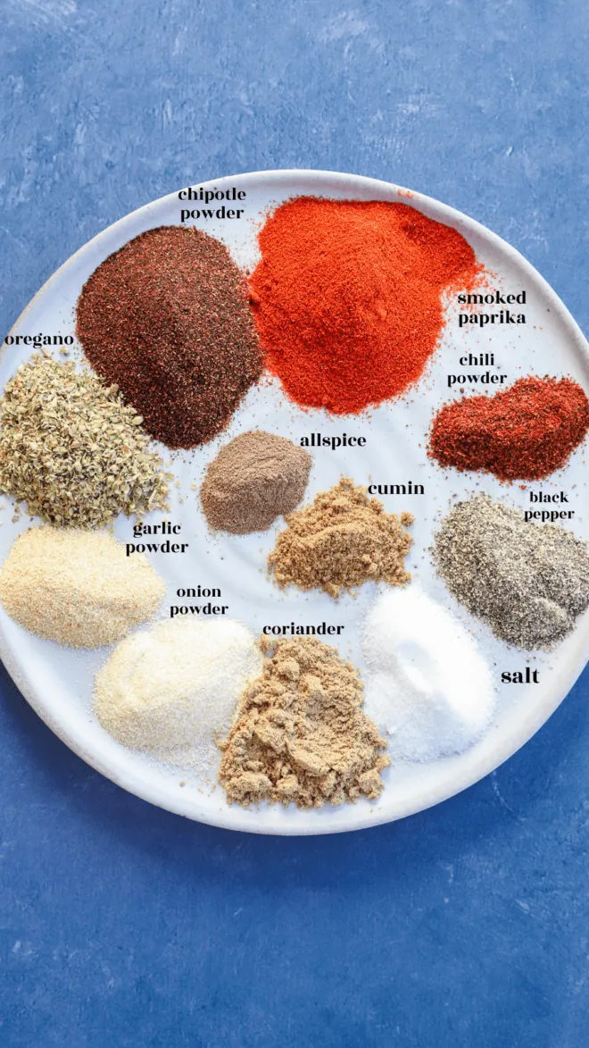 shredded beef tacos spice rub ingredients image