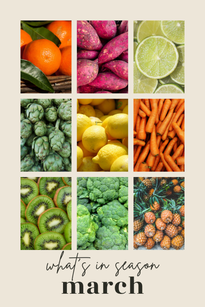 March Produce Guide Pinterest Image