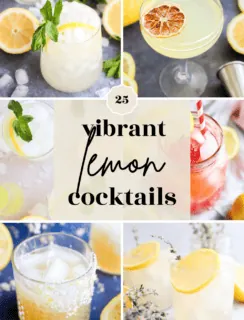 Lemon Cocktail Pinterest Picture