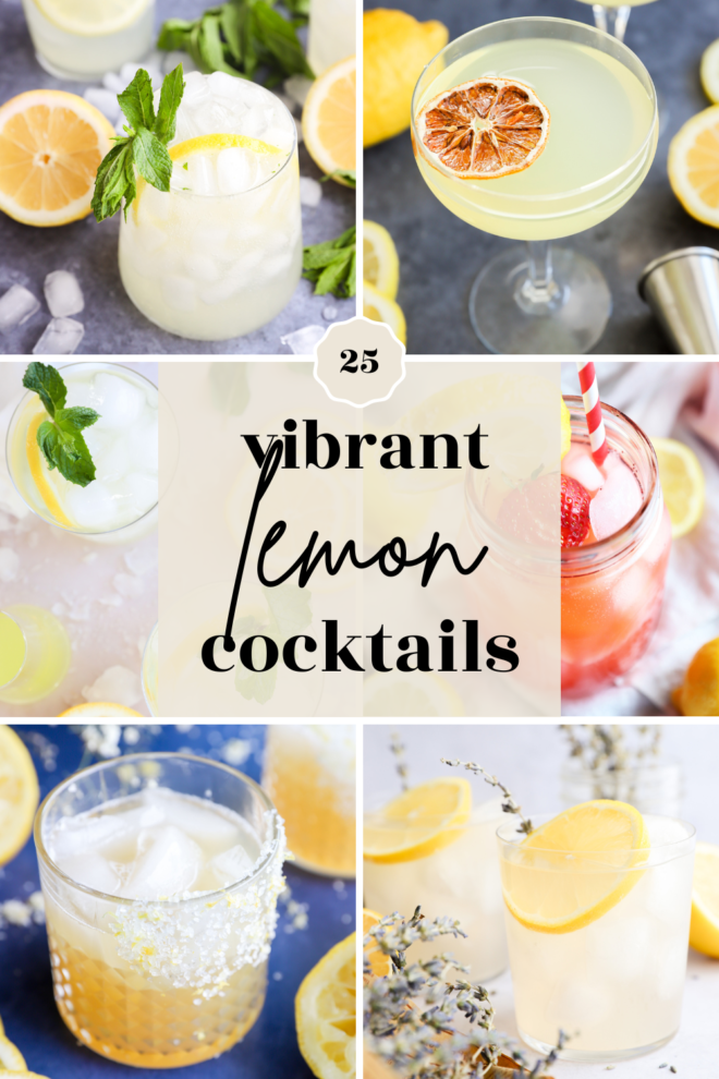 Lemon Cocktail Pinterest Picture
