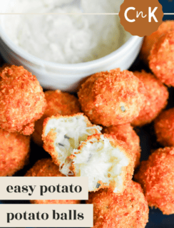 Potato Cheese Balls Pinterest Image