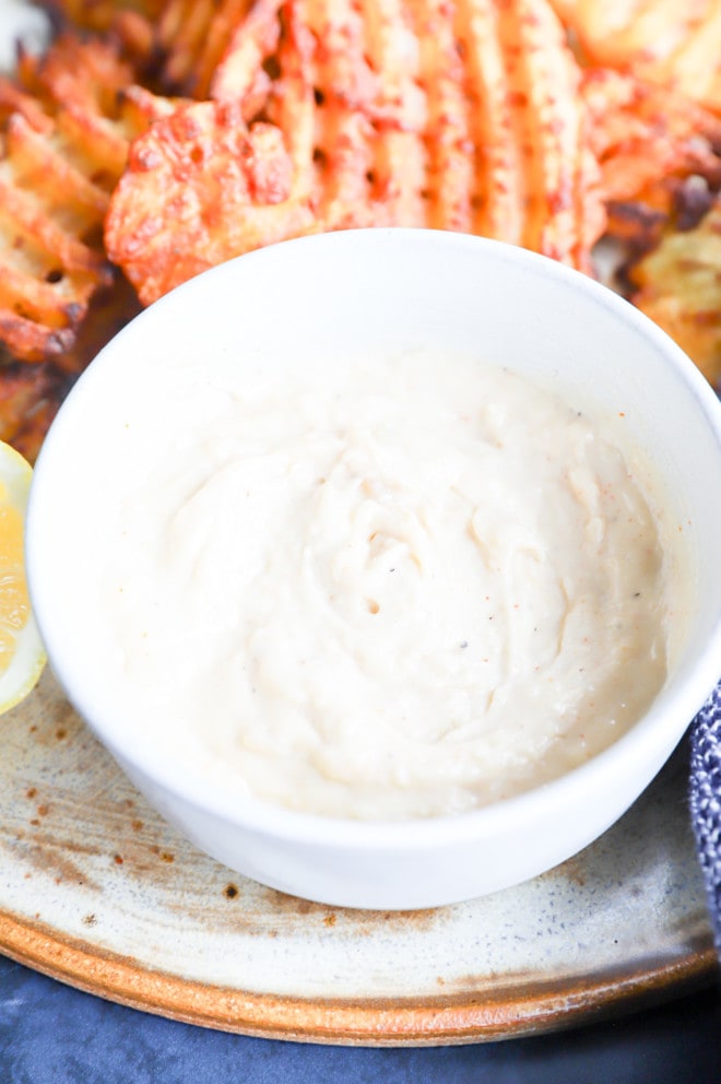 bowl of a savory dip