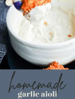 creamy garlic aioli pinterest photo