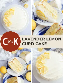 Lavender Lemon Curd Cake Pinterest Picture