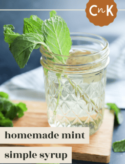 Mint Simple Syrup Pinterest Image