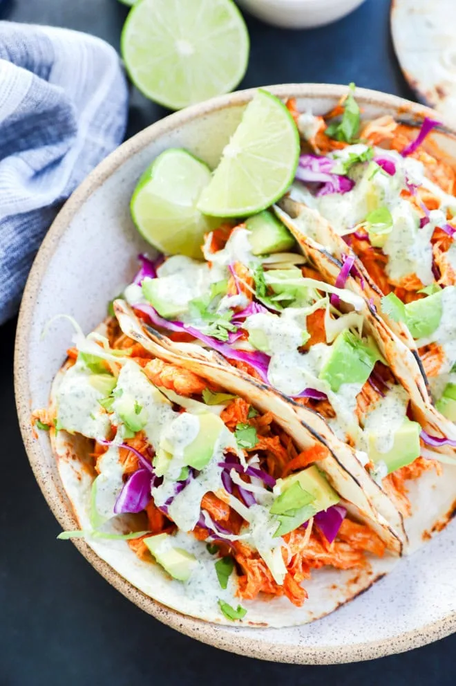 spicy tortillas with poultry and vegetables