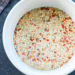 steak seasoning mixture in a bowl to season steaks
