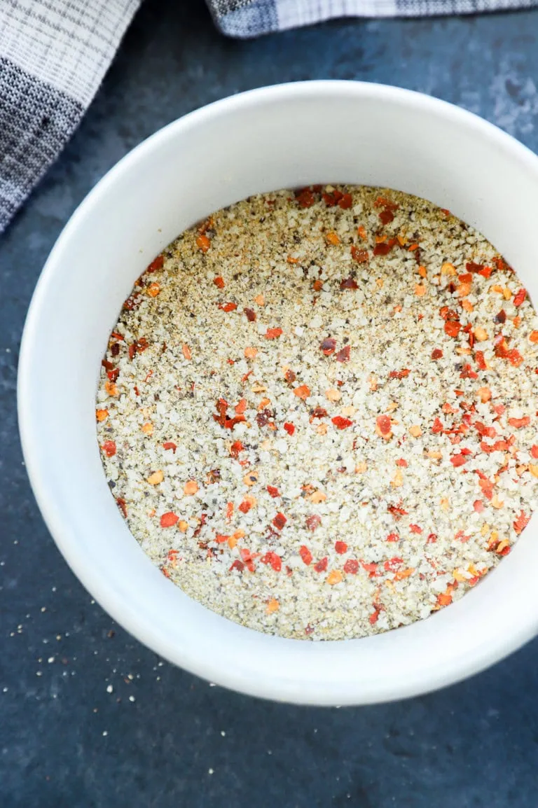 steak seasoning mixture in a bowl to season steaks