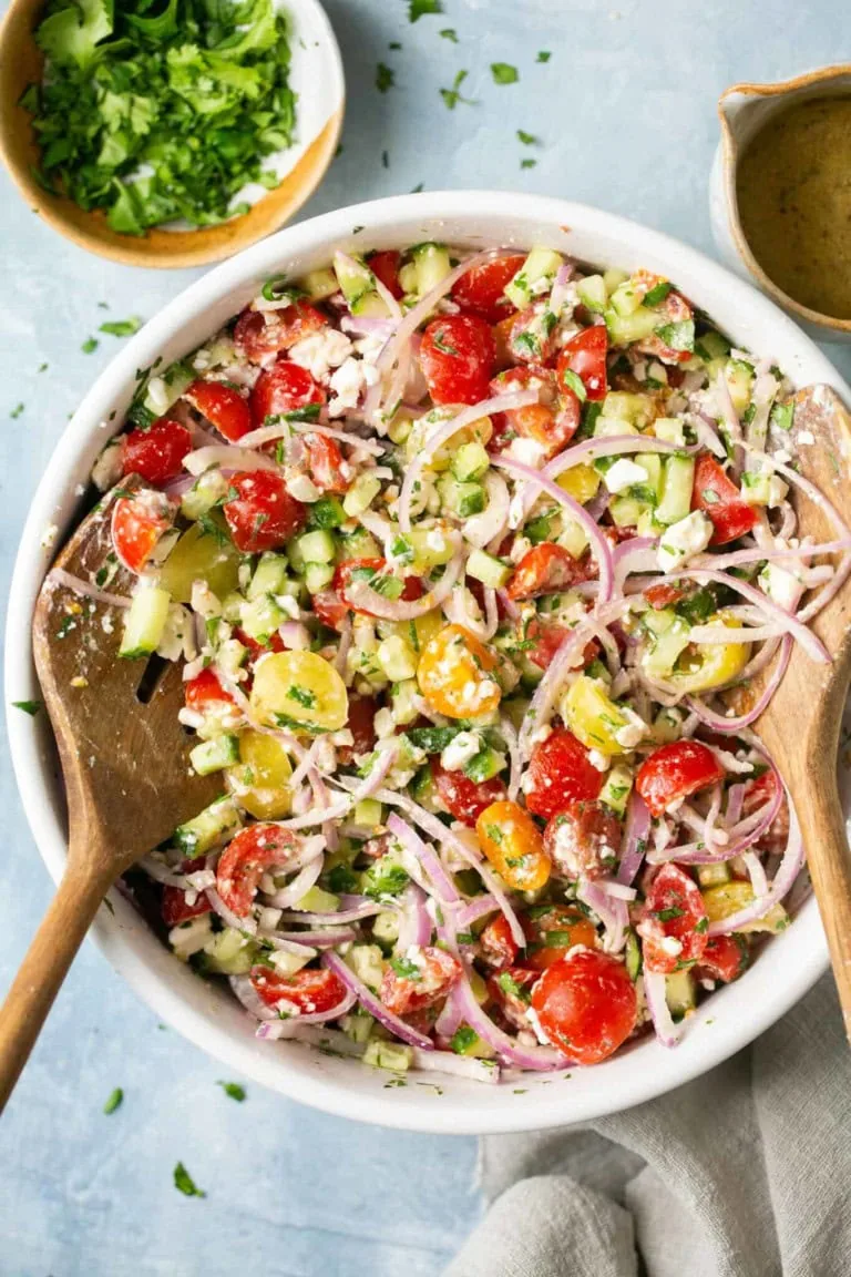 tomato cucuber salad