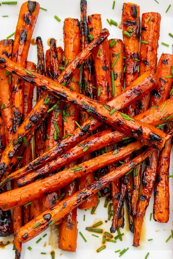 grilled glazed carrots