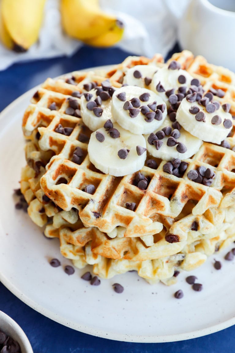 Curated visual reference: Gallery Detail: The Easiest Chocolate Chip Banana Waffles Recipe