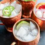 easy ginger beer mocktail in copper mug