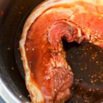 easy marinade in a bowl with meat