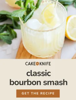 bourbon smash recipe pinterest image