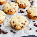 easy breakfast baked on parchment paper with chips