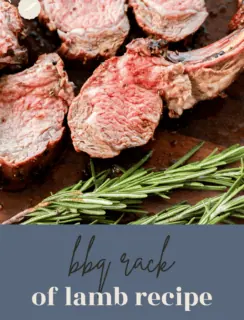 bbq rack of lamb pinterest image