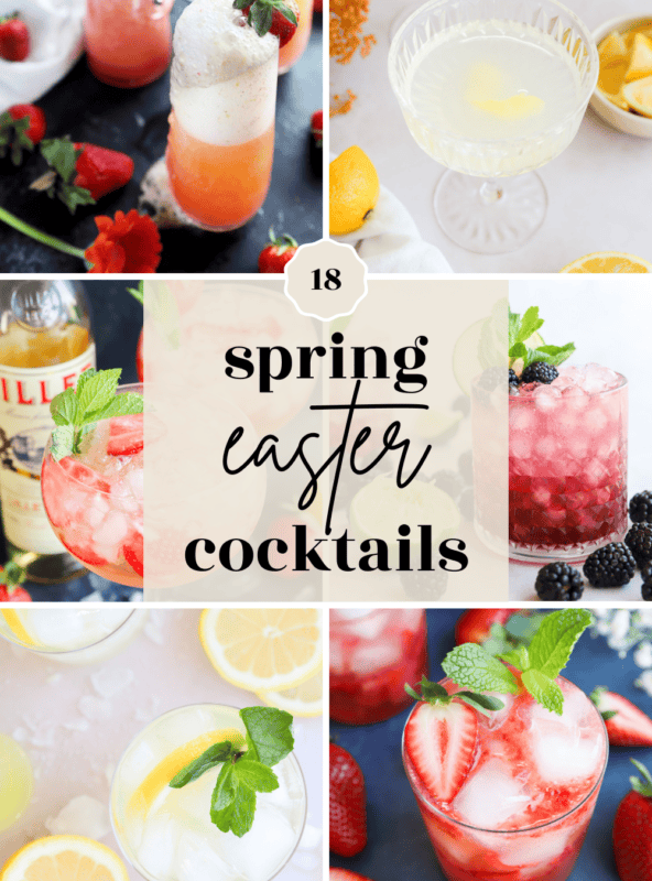 easter spring cocktails pinterest image