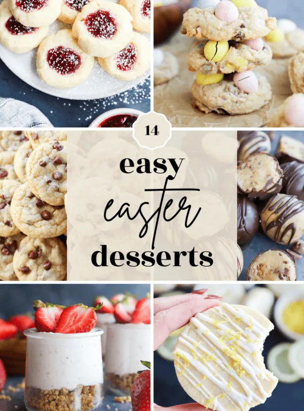 Easy Easter Desserts pinterest image