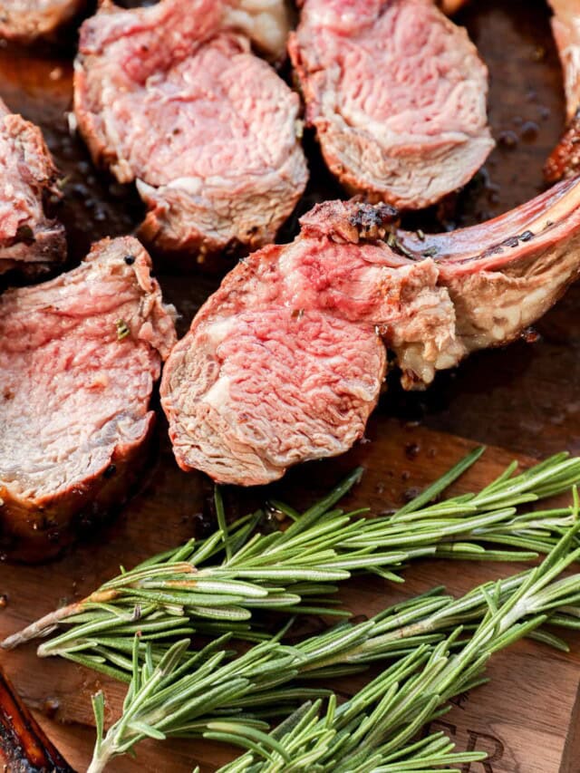 bbq rack of lamb