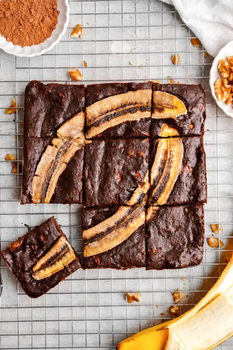 3 ingredient banana brownies