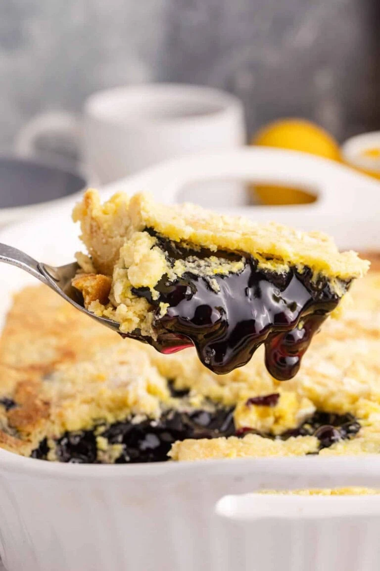 lemon blueberry dump cake