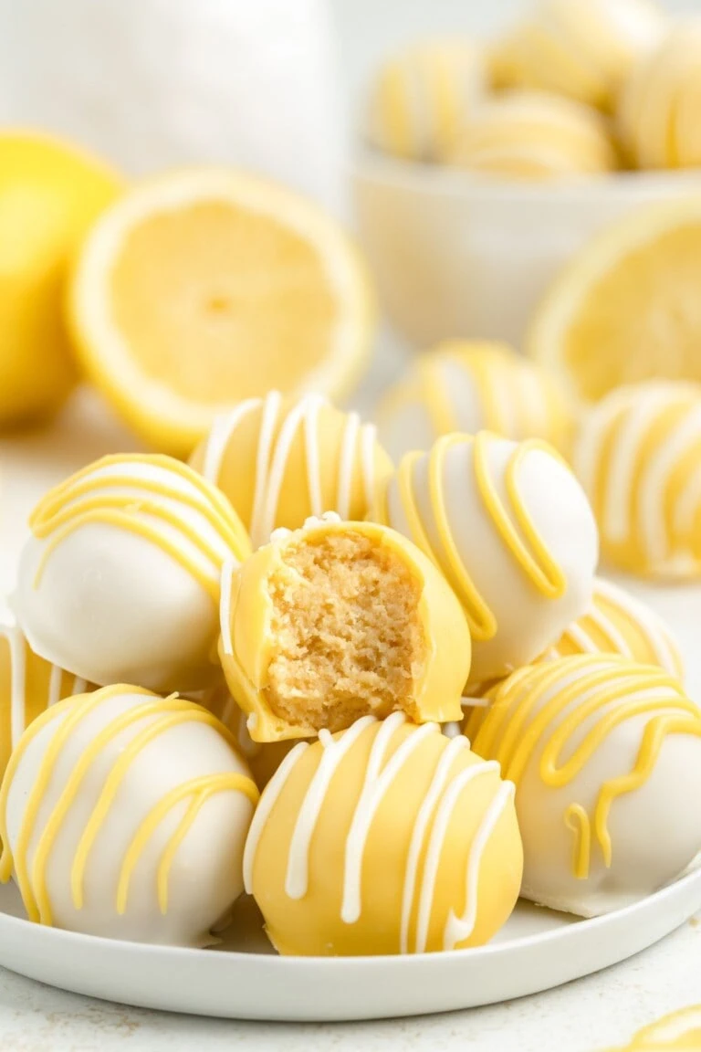 lemon oreo truffles