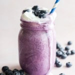 easy ice cream drink made with fresh or frozen fruit