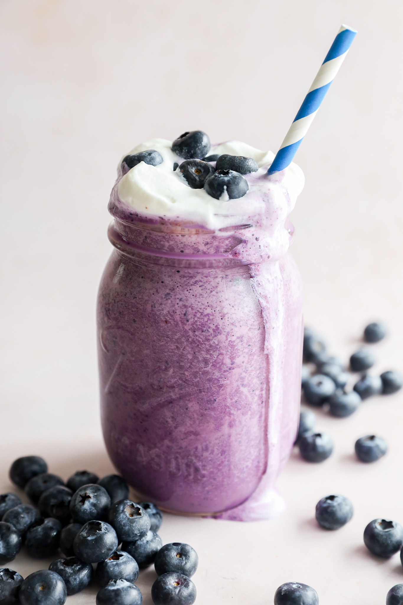easy ice cream drink made with fresh or frozen fruit