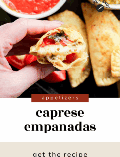 caprese empanadas pinterest image