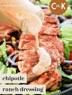 chipotle ranch salad dressing pinterest image