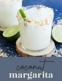 Coconut margarita pinterest image