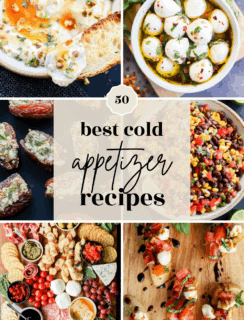 cold appetizer recipes pinterest image