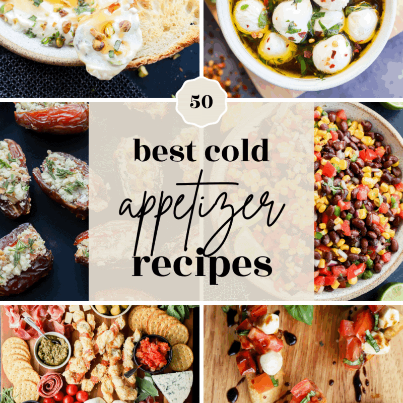 cold appetizer recipes pinterest image
