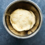 homemade pastry in bowl before chilling