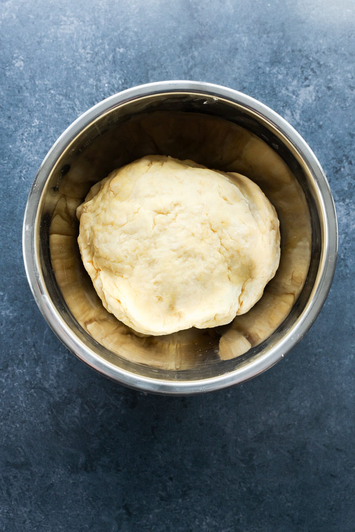 homemade pastry in bowl before chilling