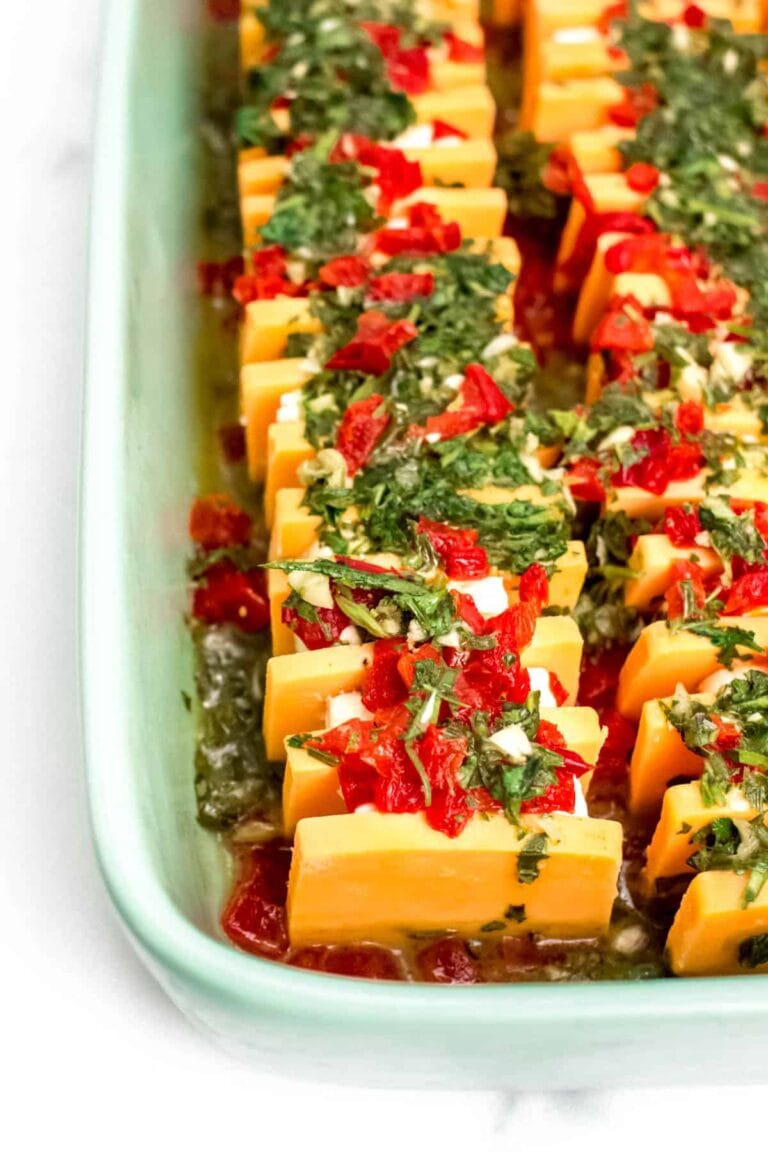 marinated cheese