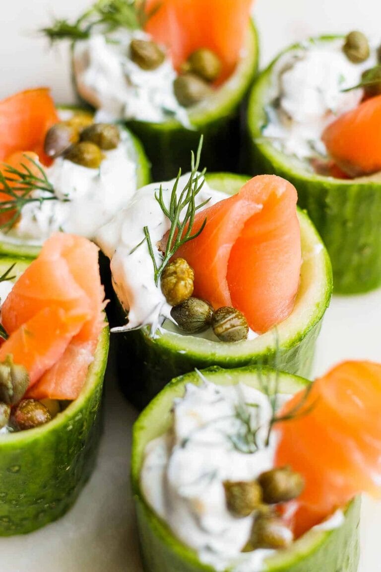 smoked salmon appetizer