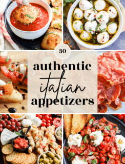 Italian appetizers pinterest image