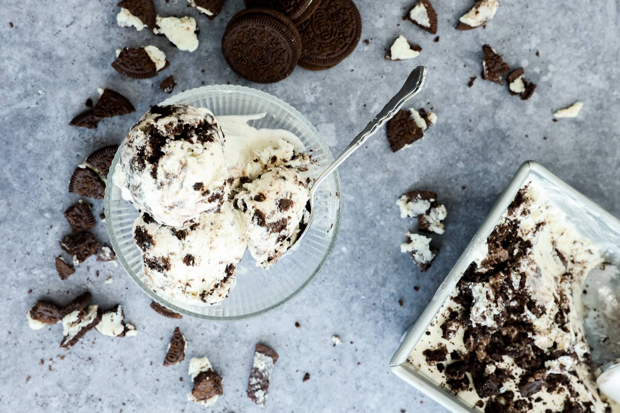 No-Churn Oreo Ice Cream (Cookies and Cream Recipe)